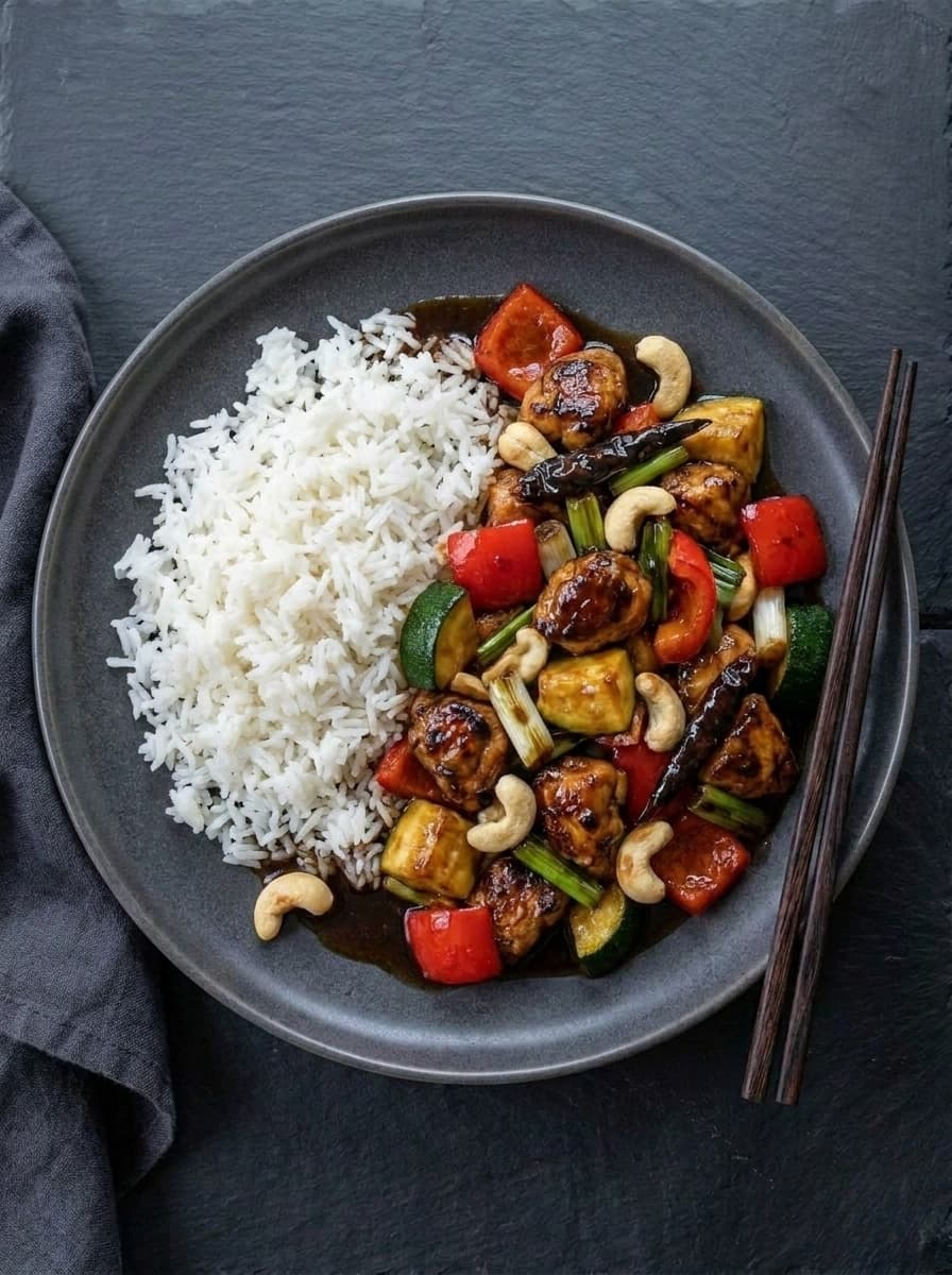 Kung pao chicken — AI-generated food photography for food bloggers
